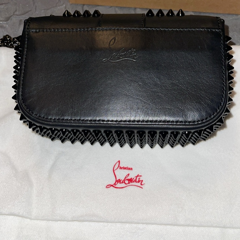 SOLD Preloved Valentino Nano spike bag black size 5 1/2” X 3 1/2 - Picture 6 of 12